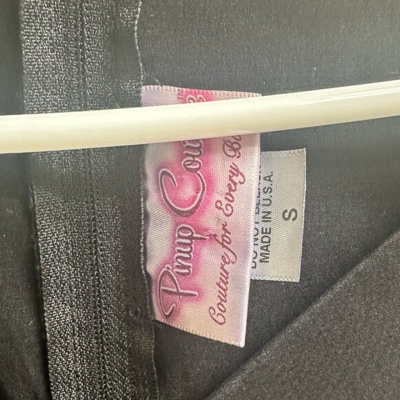 Pinup Couture Retro Rockabilly Mini Midi Swing Dress - Picture 3 of 4